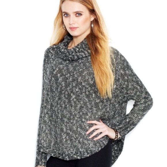 LUCKY BRAND Trapeze Marled Knit Sweater - Picture 1 of 10